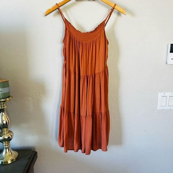 COPY - Z Supply Resort Breezy Crinkle swing dress; lined, adjustable spaghetti … - Picture 6 of 13